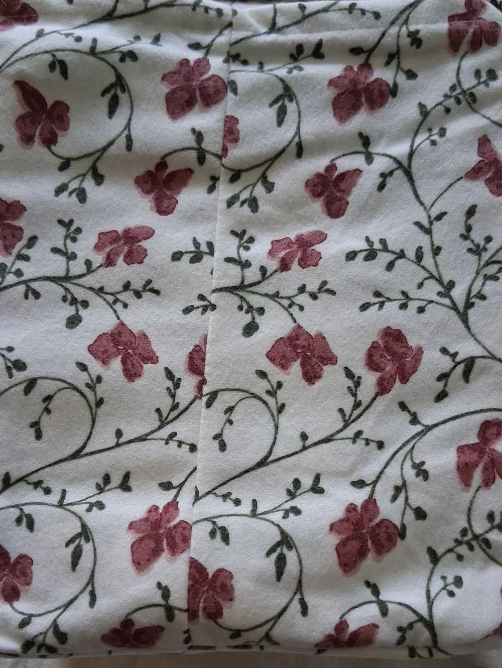 Threshold Flannel Sheet Set Twin Cotton White Pink Green Floral New